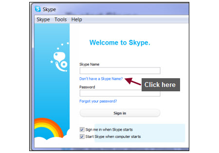 Sign up for Skype Sign up for Skype