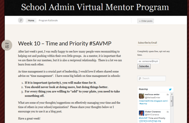 SAVMP blog