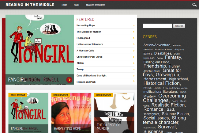 Reading in the middle