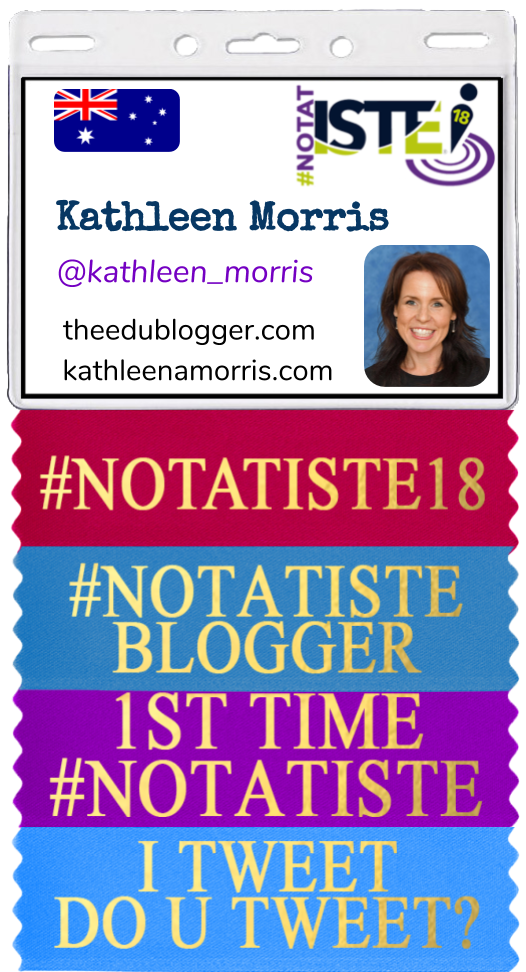 NotAtISTE Badge Kathleen Morris